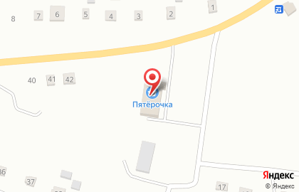 Супермаркет Пятёрочка на улице Дзержинского на карте
