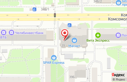 Магазин зоотоваров magazin3513 на Комсомольском проспекте на карте