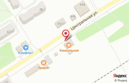 Торговый дом на Центральной на карте