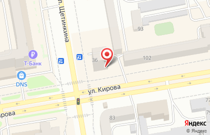 Парикмахерская Гранд на улице Щетинкина на карте