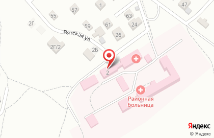 Среднеахтубинская Центральная Районная Больница на Больничной улице на карте