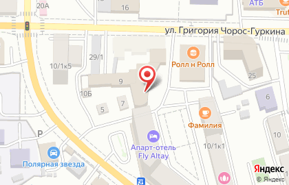 Магазин автозапчастей в Горно-Алтайске на карте