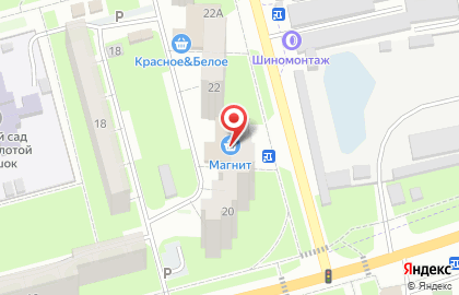 Гипермаркет Магнит на Садовой улице на карте