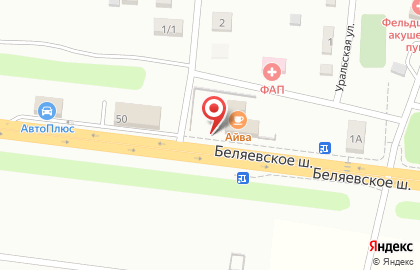 Кафе-бар Кураж на Заречной улице на карте