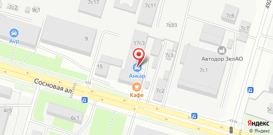 Автотехцентр Ankar в Зеленограде на карте