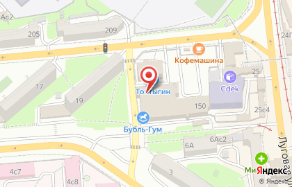Фирменный салон матрасов и аксессуаров для сна Аскона на Светланской улице на карте