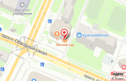 Ресторан Летний сад в Архангельске на карте