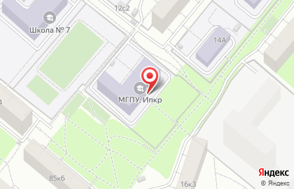 Московский Городской Педагогический Университет (мгпу) Факультет Специальной Педагогики на карте