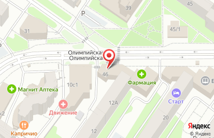 Магазин парфюмерии и косметики Парфюм-Лидер на Олимпийской улице на карте