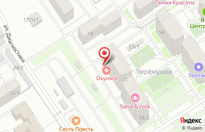 Клиника Oxymed на карте