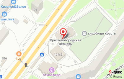 Крестобогородская церковь на карте