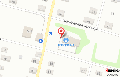 Продуктовый магазин в Ярославле на карте
