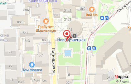 Мосгортранс в Садовническом проезде на карте