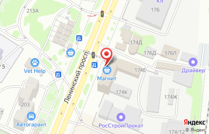 Торговый центр Олимп в Железнодорожном районе на карте
