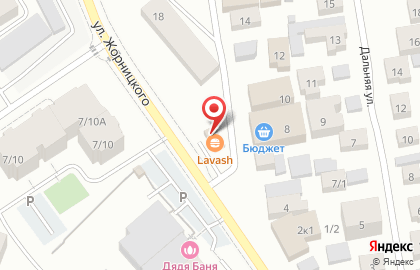 Кафе Lavash-центр в Якутске на карте