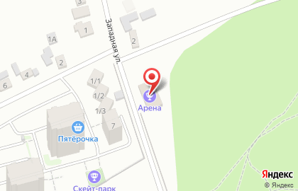 Пейнтбольный клуб Арена в Кировском районе на карте