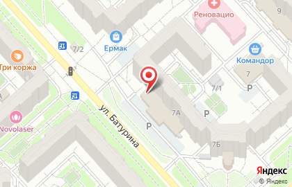 Магазин СанВент в Советском районе на карте