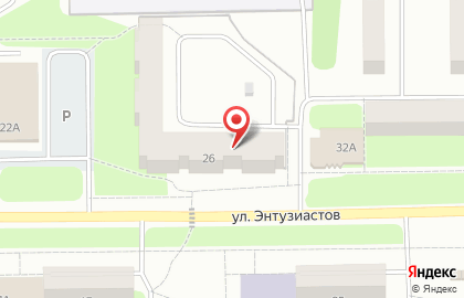 Банкомат Западно-Уральский банк на улице Энтузиастов, 26 в Краснокамске на карте