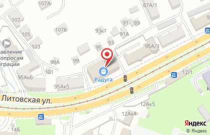 31 век на Литовской улице на карте