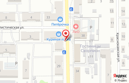 Пивной магазин Бавария на улице Шишкина на карте