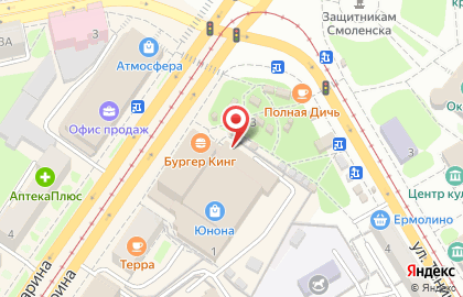 Зоомагазин ЗооГалерея на проспекте Гагарина на карте