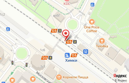 Бистро в Москве на карте