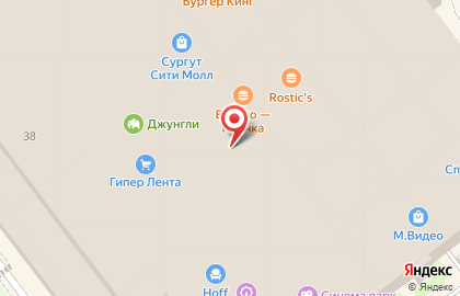 Магазин косметики NYX на Югорском тракте на карте
