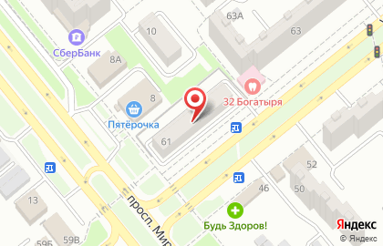 Зоомагазин Миллион друзей на улице Гагарина на карте