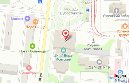 Студия танца Веснушки на площади Субботников на карте