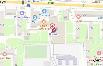 Спортивный комплекс Восход в Советском районе на карте
