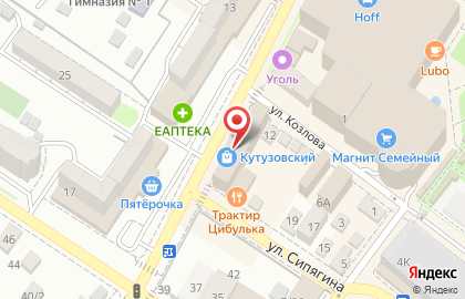 Компания Европлан на Кутузовской улице на карте