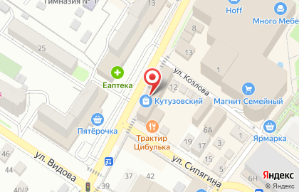 Группа компаний Сокол на Кутузовской улице на карте