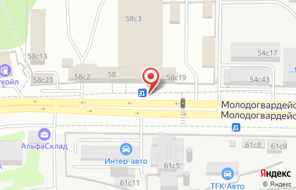 ООО Банкомат, Внешпромбанк на Молодогвардейской улице на карте