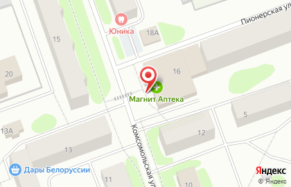 Гипермаркет Магнит в Мурманске на карте