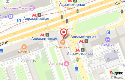 Чайхана в Москве на карте