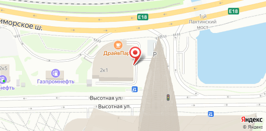Установочный центр автостекла Carglass на Лахтинском проспекте на карте