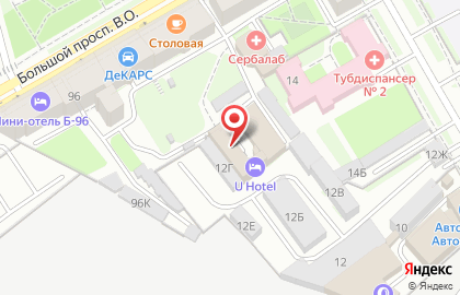 Бизнес-отель u Hotel на карте
