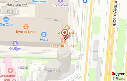Магазин меховых изделий Tosamoe55 на проспекте Андропова на карте