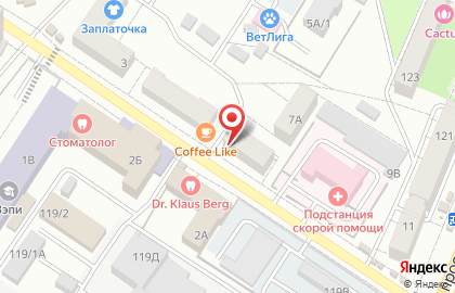 Магазин Продукты в Железнодорожном районе на карте