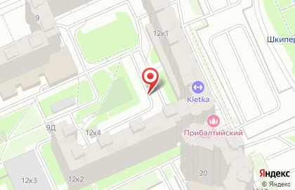 Автостоянка в Санкт-Петербурге на карте
