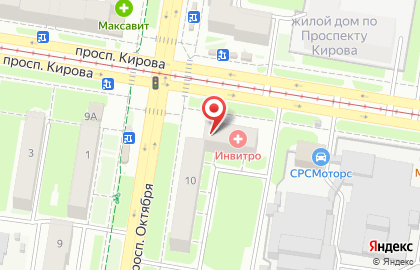 Магазин мясной продукции Лысковский Мясокомбинат в Автозаводском районе на карте