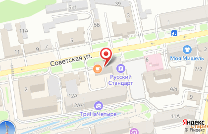 Букетная мастерская на Советской улице на карте