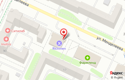 Микрокредитная компания ДеньгиАктив на улице Менделеева на карте