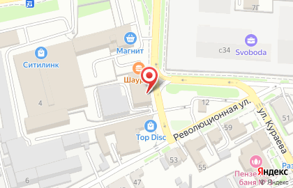 Магазин Автошторки58 на улице Ставского на карте