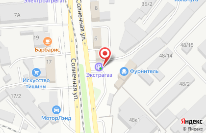 АЗС Экстрагаз в Коминтерновском районе на карте