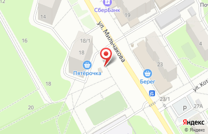 Киоск по продаже кондитерских изделий в Дзержинском районе на карте