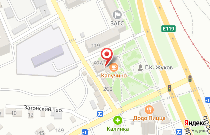 Кафе-кондитерская Капучино на проспекте Маршала Жукова на карте