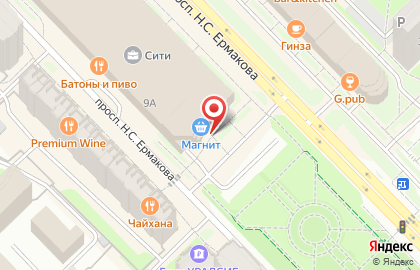 Компания Автогарант в Центральном районе на карте