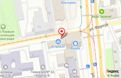 Магазин Виниссимо в Калининграде на карте