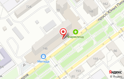 Аптека Вита на проспекте Юных Пионеров на карте